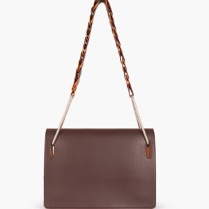 Loop Strap Shoulder Bag - Dark Brown