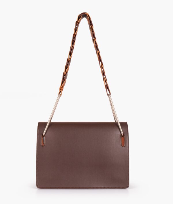 Loop Strap Shoulder Bag - Dark Brown