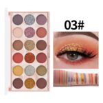 Miss Rose Useful Delicate Highly Pigmented Beauty Sequins Eyeshadow Palette For Party Glitter