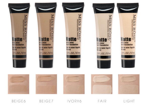 Miss Rose Long Lasting Liquid Full Skin Coverage Soft Matte Foundation 37 - Ml