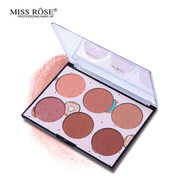 Miss Rose 6 Colors Blush Glow Kit