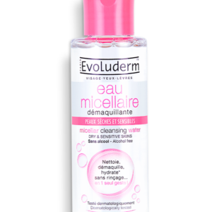 Buy Evoluderm Micellar Cleansing Water Dry & Sensitive Skins - 100ml in Pakistan