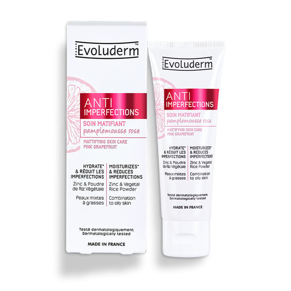 Evoluderm Anti Imperfections Mattifying Moisturizer Combination to Oily Skin - 50ml