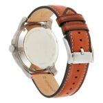 Fossil Men's Mechanical Brown Leather Strap Blue Dial 44mm Watch ME1161