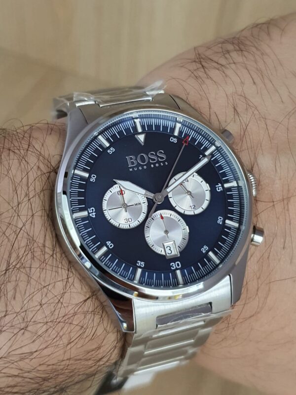 Hugo Boss Mens Chronograph Quartz Stainless Steel 44mm Watch - 1513713