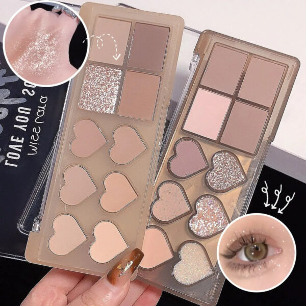 Miss Lara Love you so much 10-Colors Eyeshadow Palette MS-85