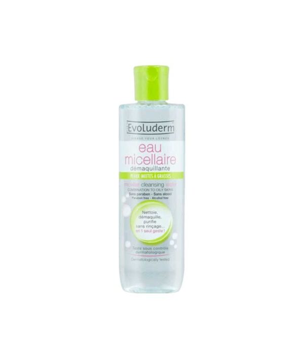 Evoluderm Micellar Cleansing Water Combination to Oily Skins - 250ml