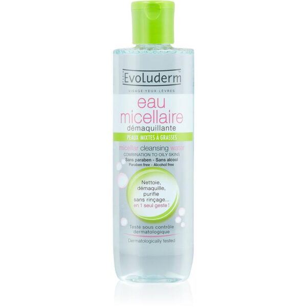 Evoluderm Micellar Cleansing Water Combination to Oily Skins - 250ml