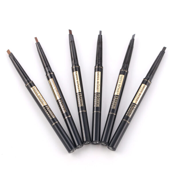 Miss Rose 2 in 1 Double Head Long Lasting Waterproof Eye Brow Pencil & Brush