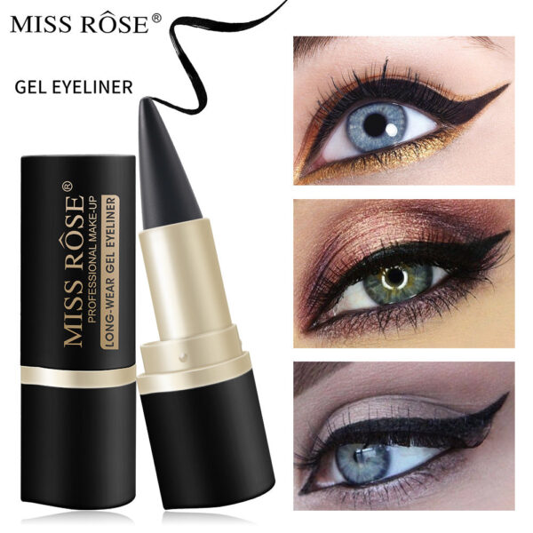 Miss Rose Waterproof Long Lasting Gel Stick Black Eyeliner