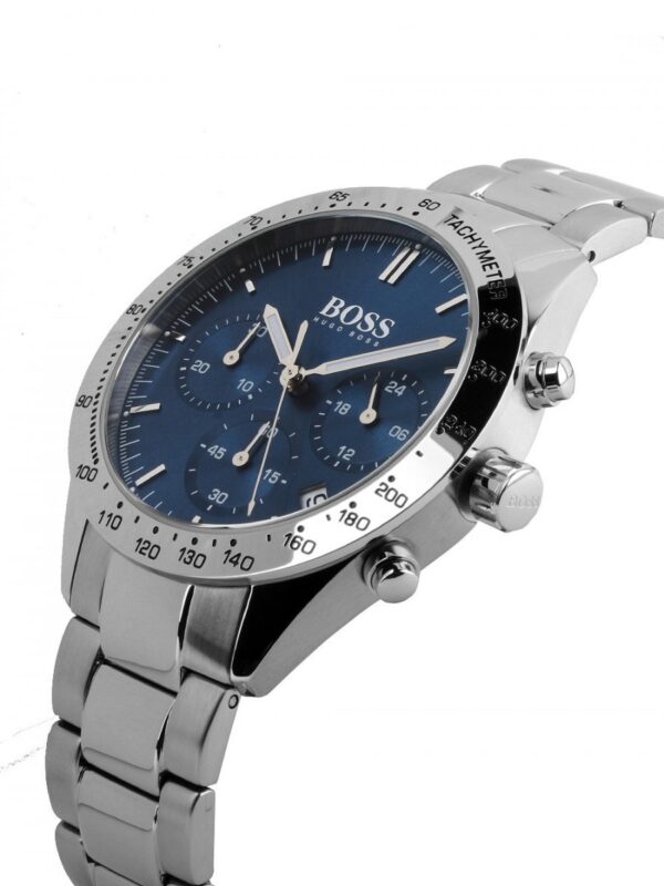 Hugo Boss Mens Chronograph Quartz Talent Stainless Steel Blue Dial 42mm Watch - 1513582