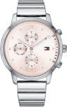 Tommy Hilfiger Quartz Stainless Steel Pink Dial 38mm Watch for Women - 1781904