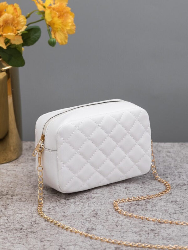 Urban Chic Crossbody Bag - White