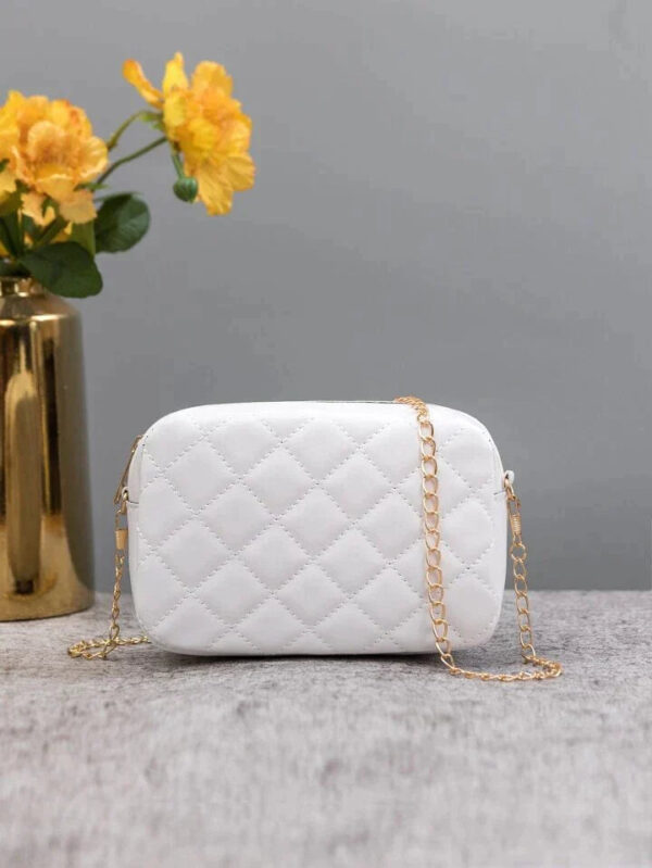 Urban Chic Crossbody Bag - White