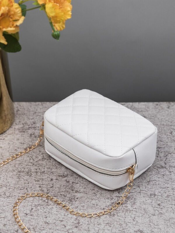 Urban Chic Crossbody Bag - White