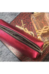 Yves Saint Laurent Mini Makeup Pouch - Metallic Red