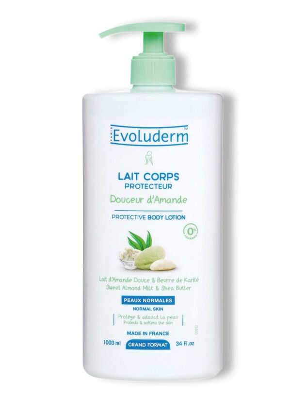 Evoluderm Sweet Almond Milk Nourishing Lotion for Normal to Dry Skin - 1L