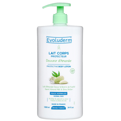 Evoluderm Sweet Almond Milk Nourishing Lotion for Normal to Dry Skin - 1L