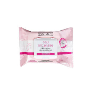 Buy Evoluderm Micellar Water Cleansing Wipes Sensitive Skins - 25pcs in Pakistan