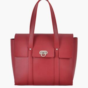 Carry All Satchel Bag - Maroon