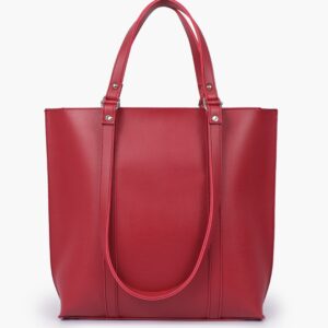 Double Handle Tote Bag - Maroon