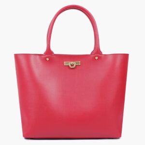 Zipper Tote Bag - Maroon