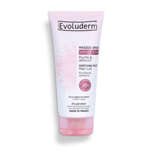 Evoluderm Soothing Face Mask with Pink Clay - 100ml