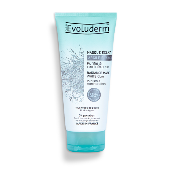 Evoluderm Radiance Face Mask White Clay - 100ml