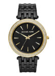 Michael Kors Womens Quartz Stainless Steel Black Dial 37mm Watch - Mk3322