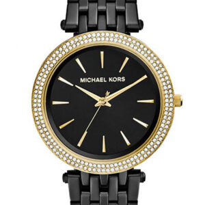 Michael Kors Womens Quartz Stainless Steel Black Dial 37mm Watch - Mk3322