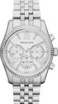 Michael Kors Womens Quartz Stainless Steel Silver Dial 38mm Watch - Mk5555