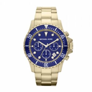 Buy Michael Kors Mens Gold Stainless Steel Blue Dial 45mm Watch - Mk8267 in Pakistan