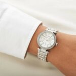 Michael Kors Womens Quartz Stainless Steel Silver Dial 39mm Watch - Mk5353