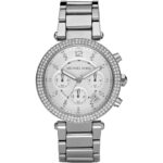 Michael Kors Womens Quartz Stainless Steel Silver Dial 39mm Watch - Mk5353