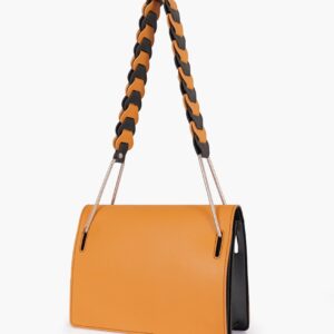 Mustard Loop Strap Shoulder Bag - Golden Rod