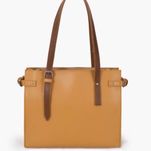 Satchel Tote Bag - Mustard