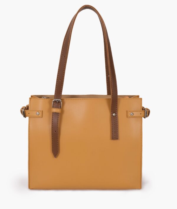 Satchel Tote Bag - Mustard