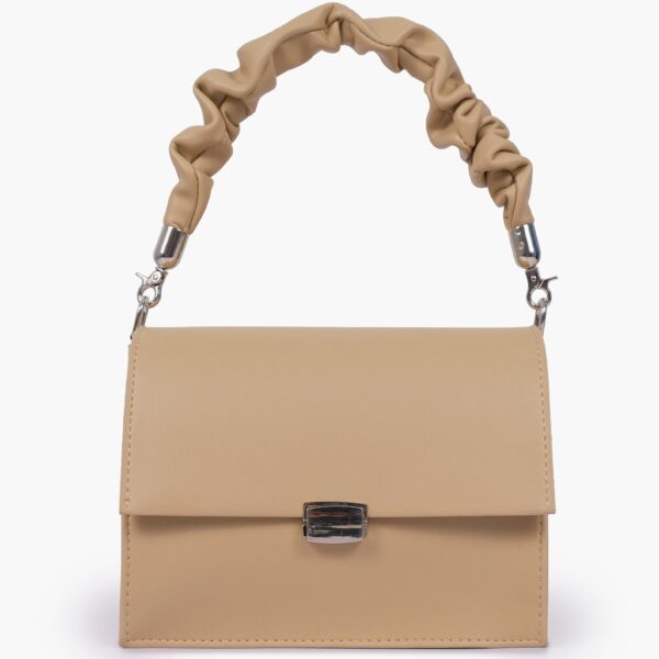 Top Handle Mini Cross Body Bag - Off White