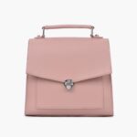 Push Lock Messenger Bag - Peach