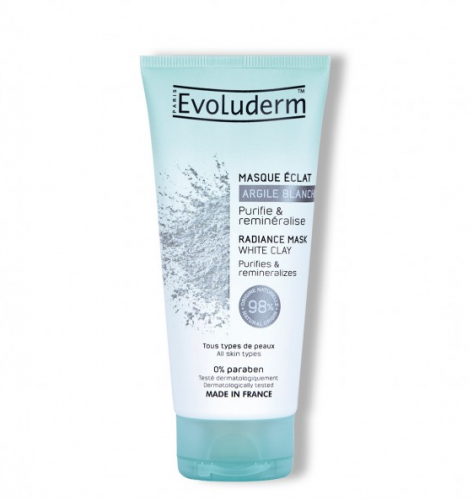 Evoluderm Radiance Face Mask White Clay - 100ml