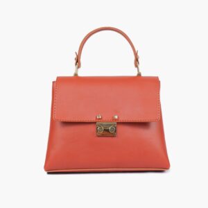 Mini Top Handle Bag - Rust