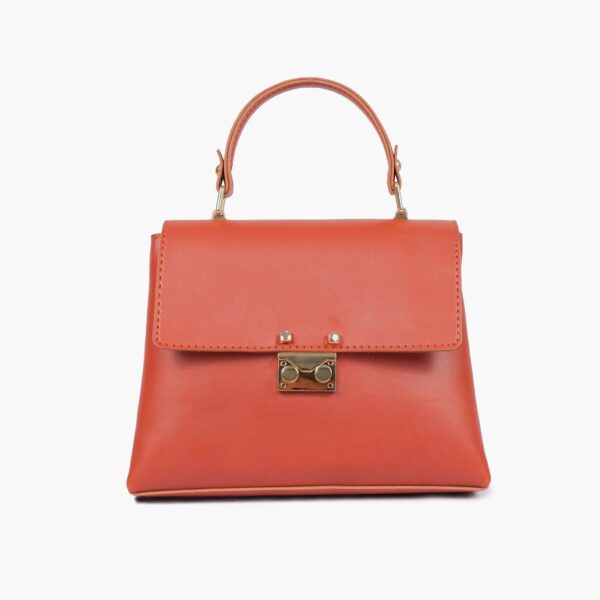 Mini Top Handle Bag - Rust