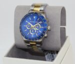 Michael Kors Mens Quartz Stainless Steel Blue Dial 45mm Watch - Mk8825