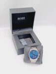 Hugo Boss Mens Quartz Skymaster Chrono Stainless Steel Blue Dial 44mm Watch - 1513784