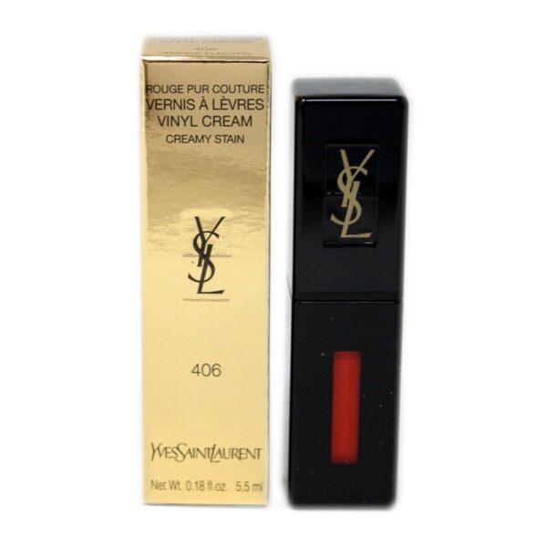 Yves Saint Laurent Rouge Pur Couture Vinyl Cream - 406 Orange Electro