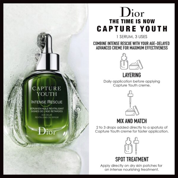 Dior Capture Youth Intense Rescue Age Delay Revitalizing Oil Serum 30 - Ml