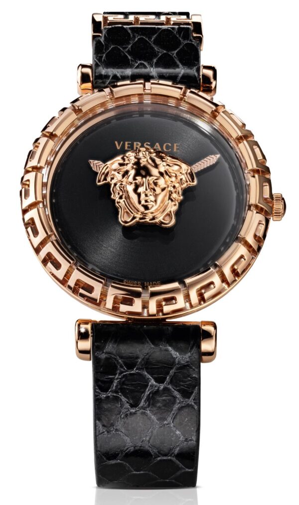 Versace Women's Black 37 mm Palazzo Empire Greca Watch VEDV00719