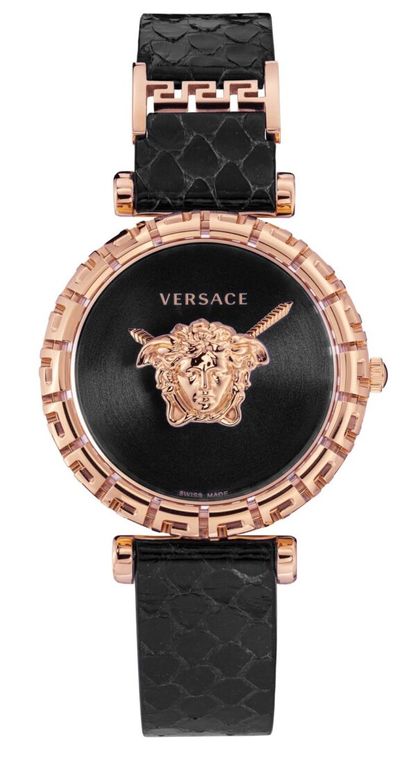 Versace Women's Black 37 mm Palazzo Empire Greca Watch VEDV00719