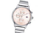 Tommy Hilfiger Quartz Stainless Steel Pink Dial 38mm Watch for Women - 1781904