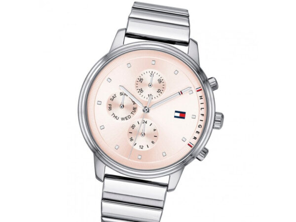 Tommy Hilfiger Quartz Stainless Steel Pink Dial 38mm Watch for Women - 1781904